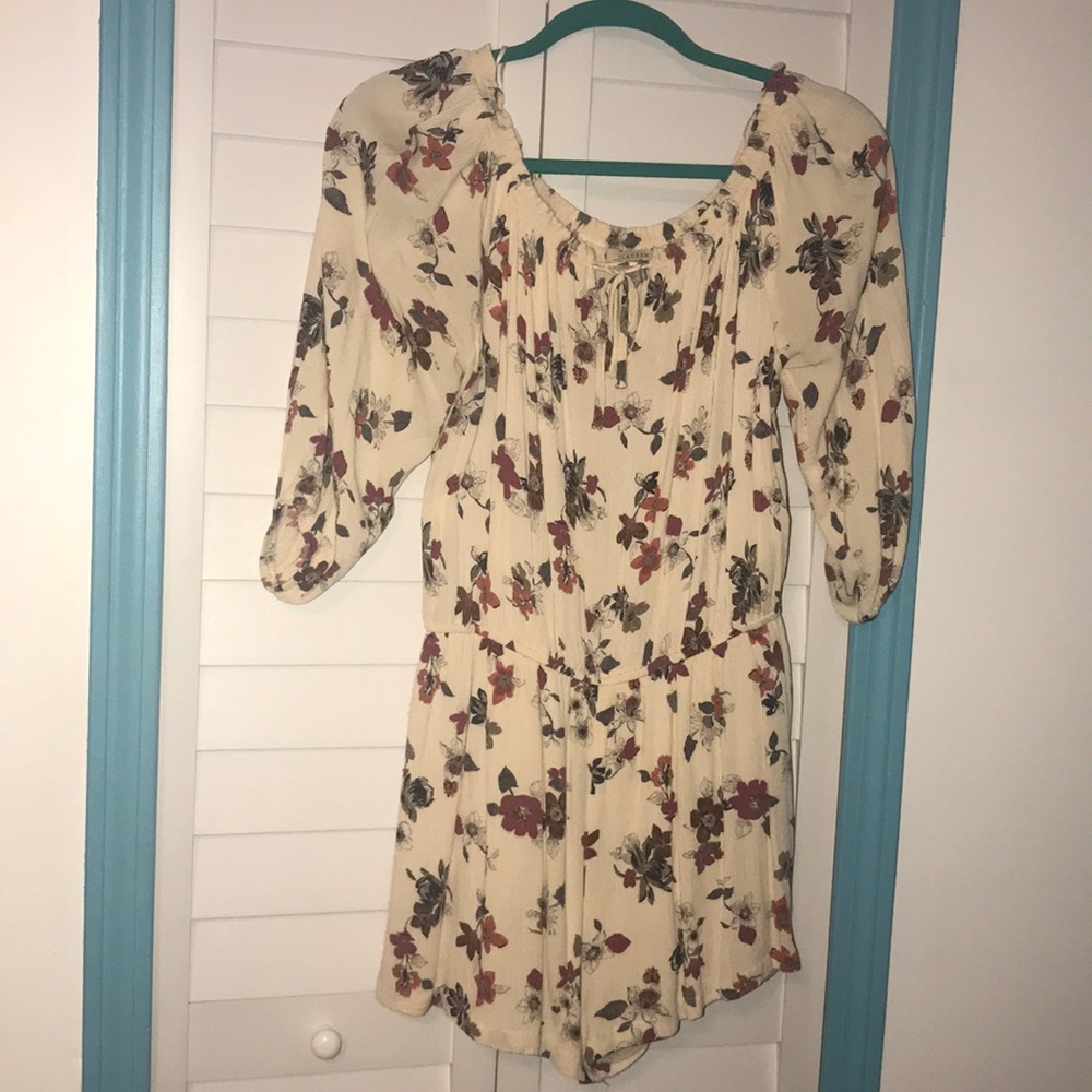Flowered romper